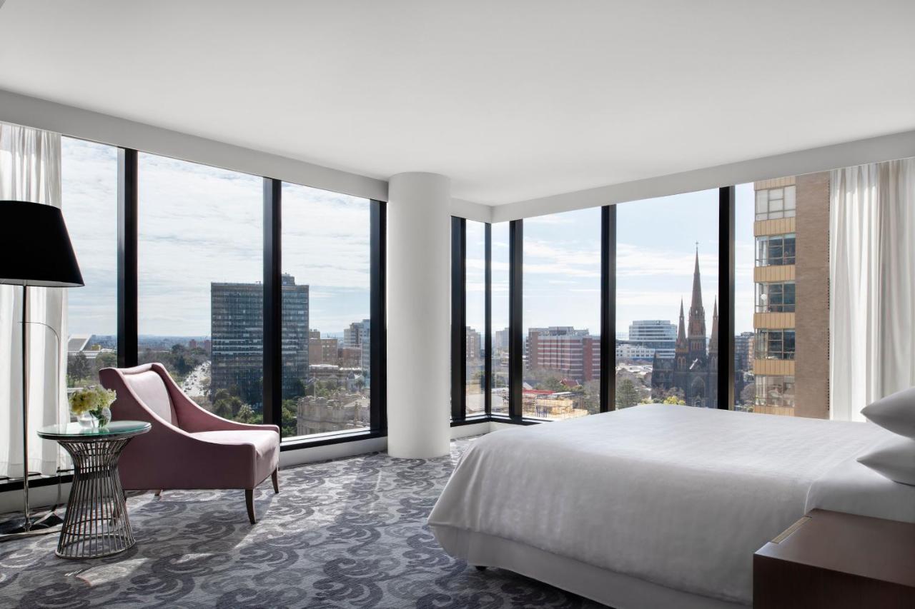 فندق شيراتون ملبورن المظهر الخارجي الصورة A bedroom at The Westin